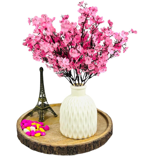 Dekorly Artificial Babys Breath Fake Silk Flowers with Potted Gypsophila Bouquets for Home Wedding DIY Floral Table Centerpiece Festival Decoration