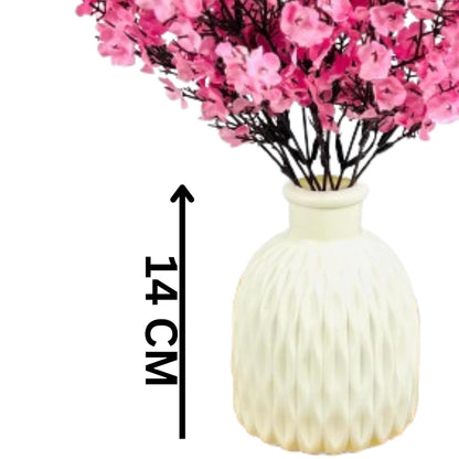 Dekorly Artificial Babys Breath Fake Silk Flowers with Potted Gypsophila Bouquets for Home Wedding DIY Floral Table Centerpiece Festival Decoration