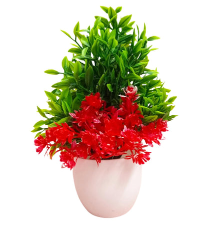 Dekorly Artificial Potted Plants, 8 Pack Artificial Plastic Eucalyptus Plants Small Indoor Potted Houseplants, Small Faux Plants for Home Decor Bathroom Office Farmhouse