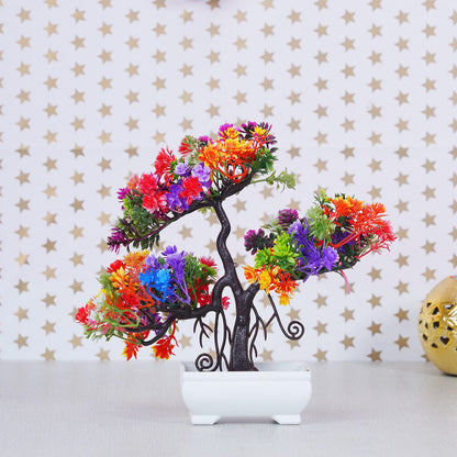 Dekorly Artificial Bonsai for Home Office, Bedroom Living Room Decoration Multicolor