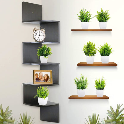 Dekorly Artificial Potted Plants, Eucalyptus Plants Small Indoor Potted Houseplants