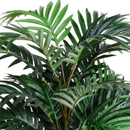 Dekorly Plastic Fake Plants Artificial Floor Plants Large Tropical Palm Tree Tall Monstera Plant in Pot Faux Plants for Indoor Outdoor Home (Areca | Without Pot), Green