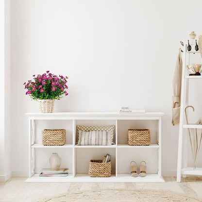 Dekorly Artificial Daisy Flowers Faux Plants Shrubs Plastic Greenery UV Protected for Living Room House Wall Window Porch Office Wedding Decor