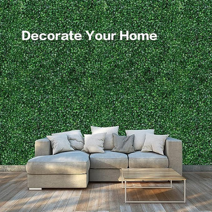 Dekorly Plastic Artificial Grass Wall Panels | Indoor & Outdoor Decoration | Garden | Floor | Balcony | Home Decor | Vertical Garden Artificial Wall Plants (58cm x 40cm)