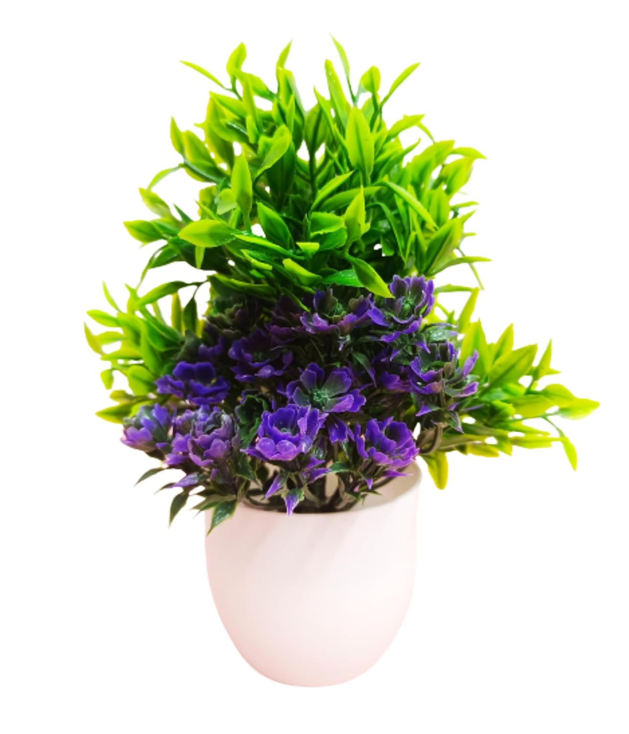 Dekorly Artificial Potted Plants, 8 Pack Artificial Plastic Eucalyptus Plants Small Indoor Potted Houseplants, Small Faux Plants for Home Decor Bathroom Office Farmhouse