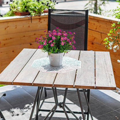 Dekorly Artificial Daisy Flowers Faux Plants Shrubs Plastic Greenery UV Protected for Living Room House Wall Window Porch Office Wedding Decor