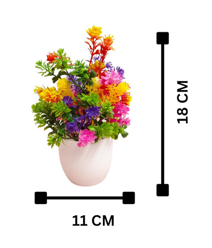 Dekorly Artificial Potted Plants, 8 Pack Artificial Plastic Eucalyptus Plants Small Indoor Potted Houseplants, Small Faux Plants for Home Decor Bathroom Office Farmhouse