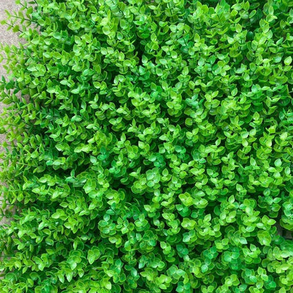 Dekorly Artificial Greenery Wall Décor | Faux Boxwood Panels & Grass Wall Backdrop for Home, Garden, Balcony & Privacy Fence | 24"x16" (Green)