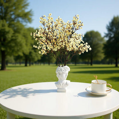 Dekorly Artificial Baby’s Breath Flowers 2 Bunches | Silk Gypsophila with Bendable Stems for Fall Centerpiece | Home Decor| Wedding Decor and Table Arrangements
