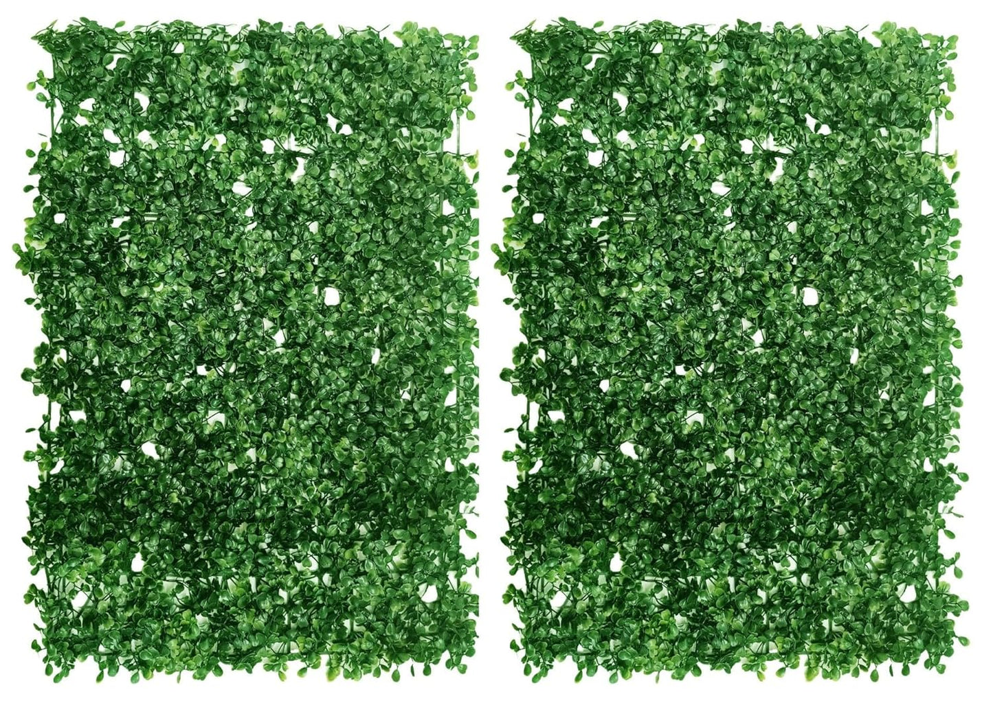 Dekorly Plastic Artificial Grass Wall Panels | Indoor & Outdoor Decoration | Garden | Floor | Balcony | Home Decor | Vertical Garden Artificial Wall Plants (58cm x 40cm)