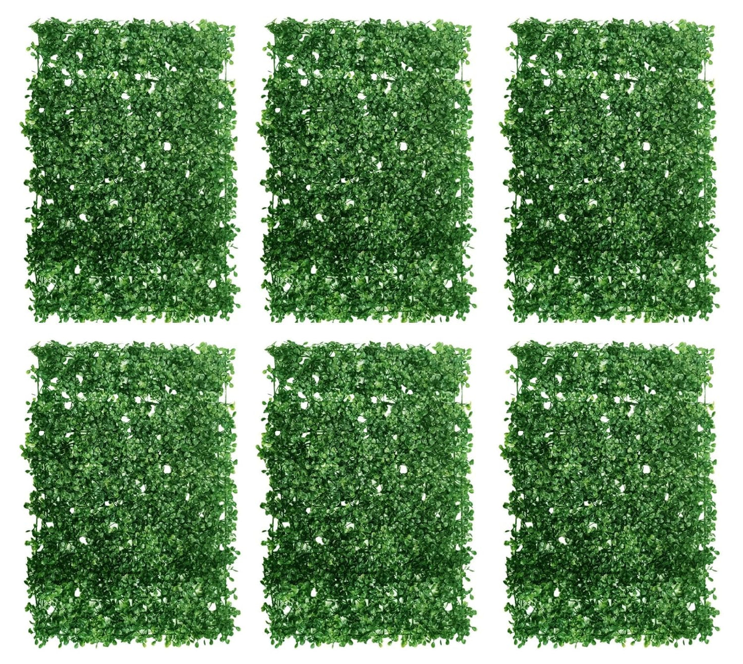 Dekorly Plastic Artificial Grass Wall Panels | Indoor & Outdoor Decoration | Garden | Floor | Balcony | Home Decor | Vertical Garden Artificial Wall Plants (58cm x 40cm)
