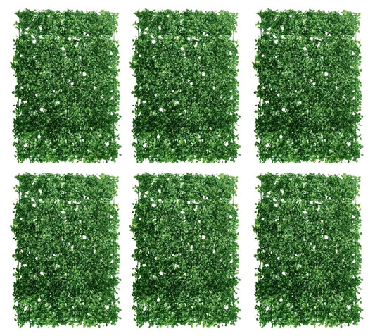 Dekorly Plastic Artificial Grass Wall Panels | Indoor & Outdoor Decoration | Garden | Floor | Balcony | Home Decor | Vertical Garden Artificial Wall Plants (58cm x 40cm)