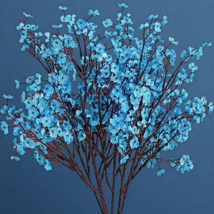 Dekorly Long Stem Artificial Baby Breath Flowers Real Touch Silk Gypsophila Bouquets for Office Indoor Outdoor Wedding DIY Party Centerpieces Decoration