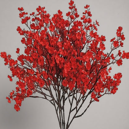 Dekorly Long Stem Artificial Baby Breath Flowers Real Touch Silk Gypsophila Bouquets for Office Indoor Outdoor Wedding DIY Party Centerpieces Decoration