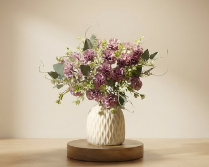 Dekorly Artificial Carnation Flower Arrangement – 30cm Premium Home & Table Décor