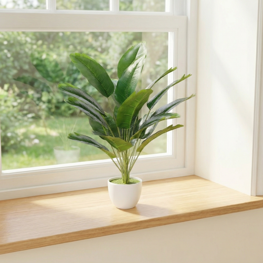 Dekorly Fake Plants Artificial Floor Plants Large Tropical Palm Tree Tall Monstera in Pot for Indoor Outdoor Home.