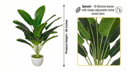 Dekorly Fake Plants Artificial Floor Plants Large Tropical Palm Tree Tall Monstera in Pot for Indoor Outdoor Home.