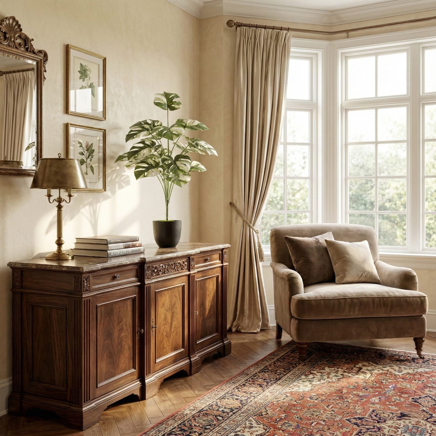 Dekorly 26″ Artificial Variegated Monstera Plant – Indoor Outdoor, Home & Office  Décor