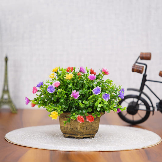Dekorly Artificial Plants for Outdoor Decor, Plastic Plants for Home Office