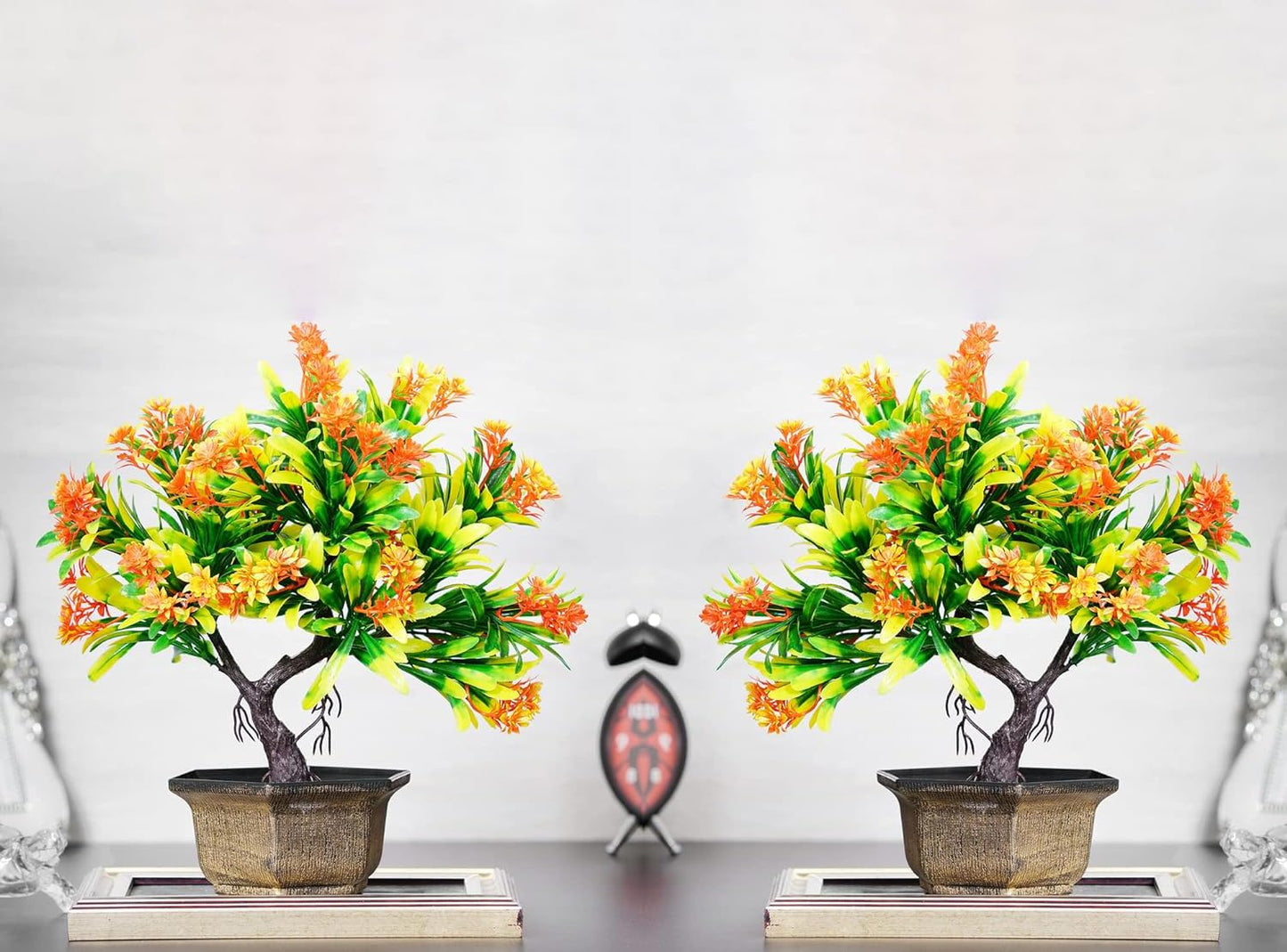 Dekorly Artificial Plants, Plastic Faux for Bathroom Home Office Décor