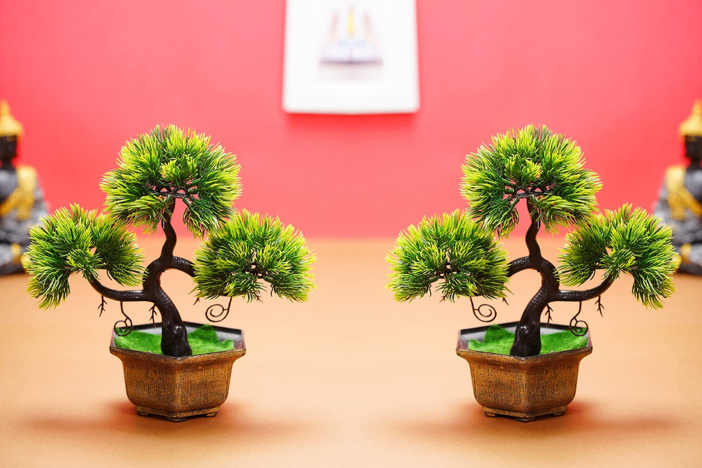 Dekorly Artificial Plants, Plastic Faux for Bathroom Home Office Décor