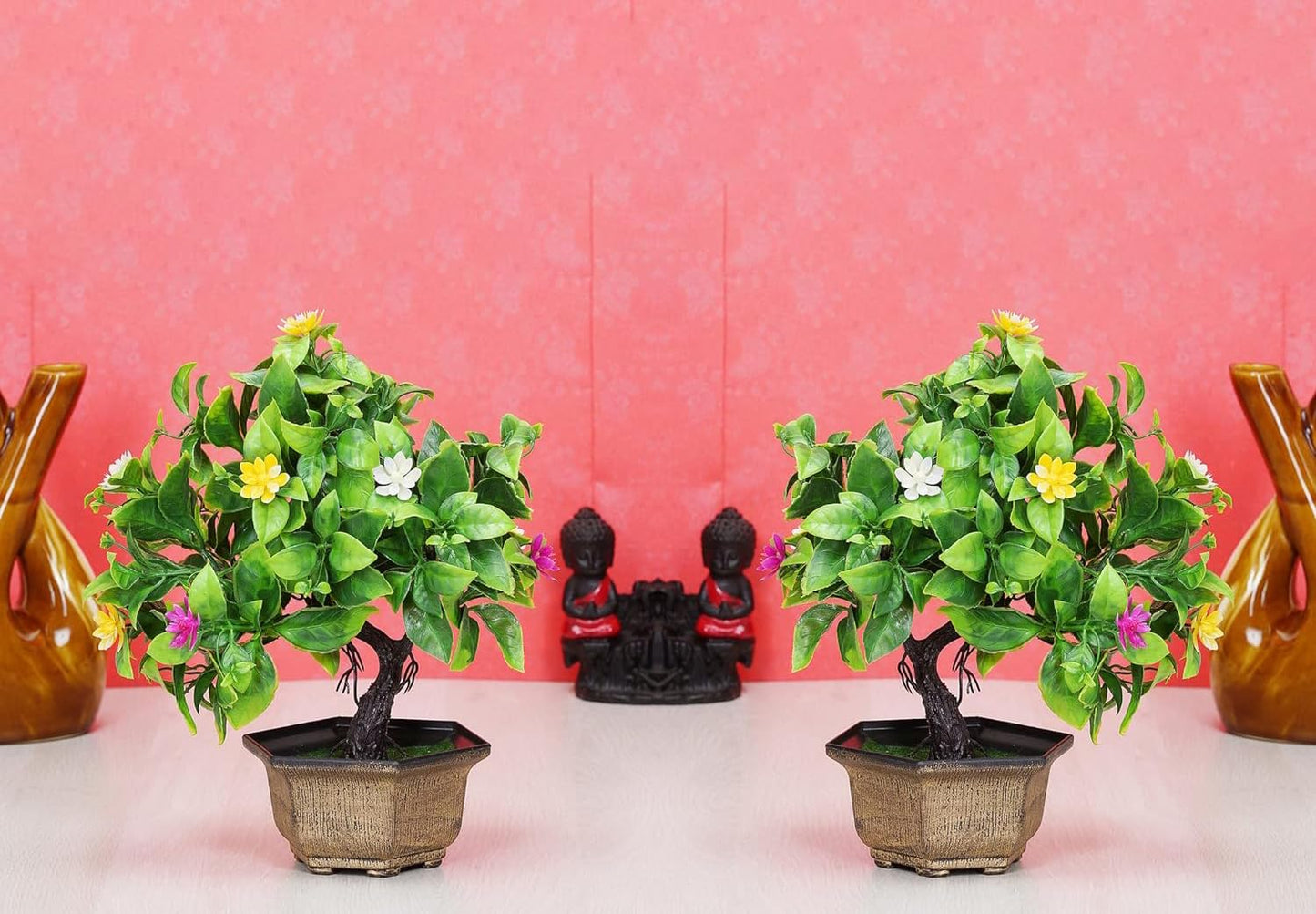 Dekorly Artificial Plants, Plastic Faux for Bathroom Home Office Décor